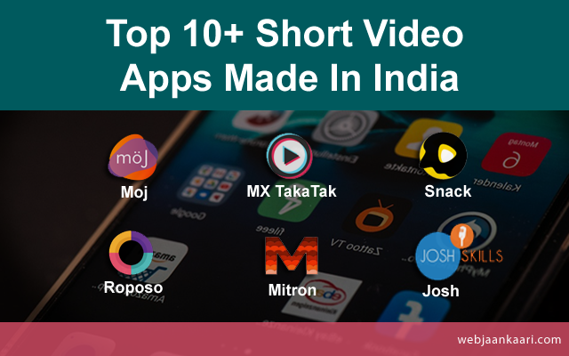 Short Video Apps,free short videos maker,apps made in india,top free video apps,free videos apps,top best free short videos apps download,