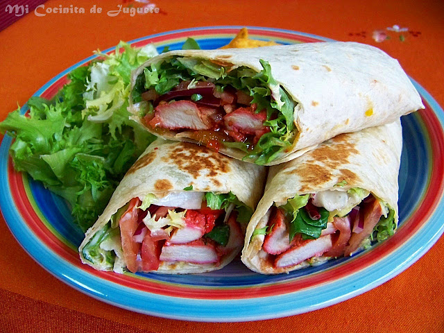 Wrap de Pollo Tikka