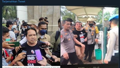 Babak Belur Diamuk Massa, Ade Armando ke Senayan untuk Bikin Konten Berakhir Pulang Celana Dalam