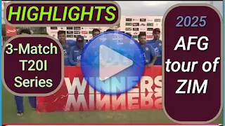 Zimbabwe vs Afghanistan T20I Series