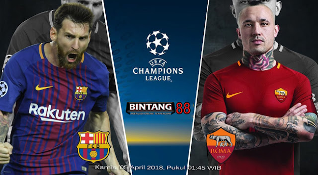 Prediksi Barcelona vs Roma 5 April 2018