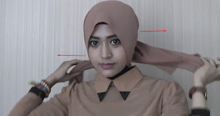 Cara Memakai Jilbab Panjang semi Formal Ala Natasha Farani