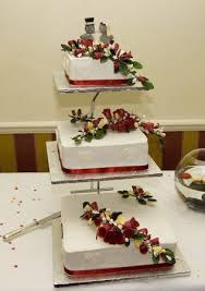 Square Wedding Cakes Photos Ideas