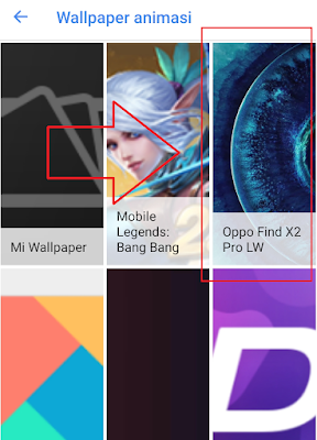 Cara Memasang OPPO  Find X2 Pro Live Wallpaper  di Android 