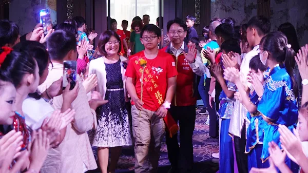 ▲來自田中鎮目前就讀國一的小翔，因其堅毅、孝順的心讓他榮獲「2024年家扶基金會全國自強兒少」表揚肯定。（記者林明佑攝）