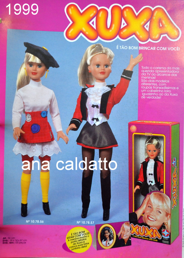 Ana Caldatto : Coleção Papéis de carta e Boneca Xuxa