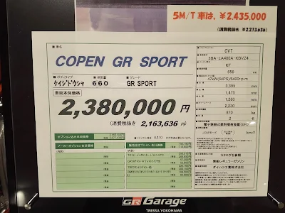 コペンGRスポーツの価格は軽では無い！