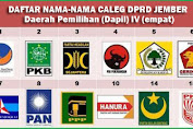 Daftar Nama-nama Caleg DPRD Jember Dapil Empat