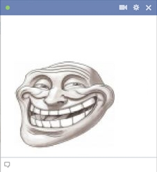 Facebook Troll Face Emoticon
