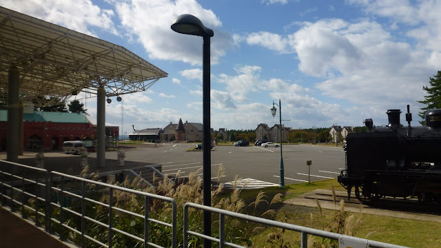 WeSPa Station, steam train and offices