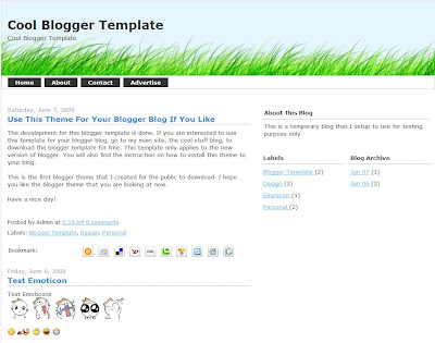 Free Blogger Template 1