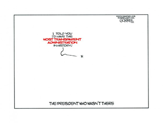 image: cartoon by Bob Gorrell, "Invisibility Cloak"