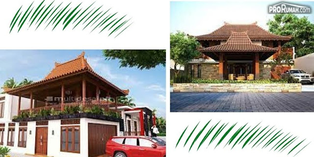 Desain Rumah Joglo Dengan Atap Gading