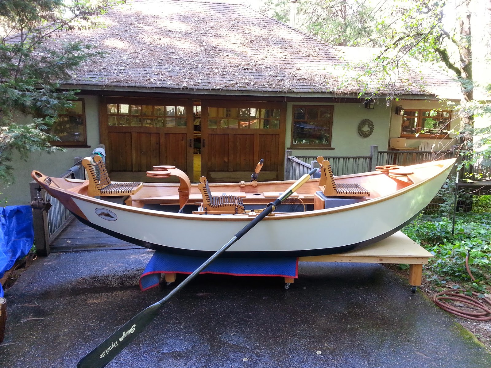 Fly Fishing Traditions: Kingfisher Drift Boat Build - I'm Done