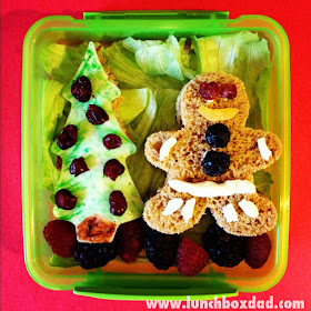 Gingerbread Man bento lunch