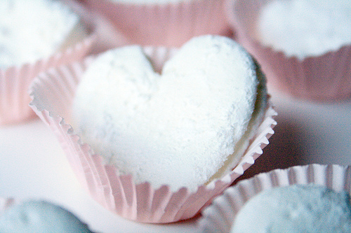 Homemade Heart Shaped Marshmallows