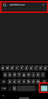 Cara Membuka Website di Android Via Aplikasi Google.