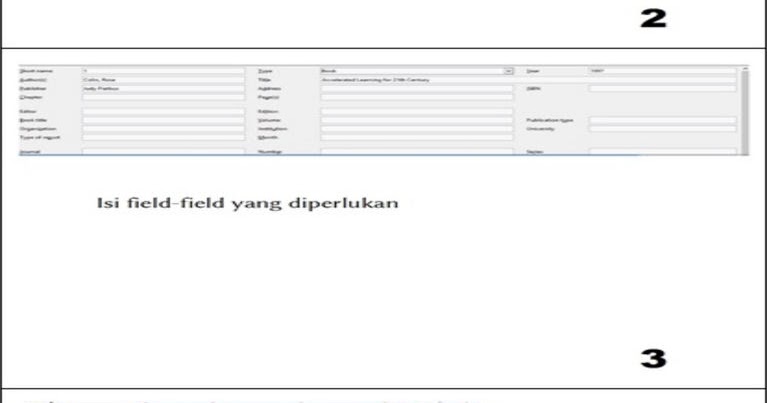 Cara Membuat Daftar Pustaka Otomatis Bagi Pengguna LibreOffice