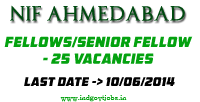 NIF-Ahmedabad-Jobs-2014