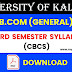 University Of Kalyani B.Com (General) Third Semester CBCS Syllabus | Kalyani University B.Com (General) Third Semester Syllabus | University Of Kalyani B.Com (General) Third Semester Syllabus | B.Com (General) Third Semester CBCS Syllabus