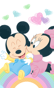 Mickey y minnie mouse bebes disney para imprimir