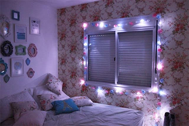 decoração-de-quarto-com-luzes-pisca-pisca