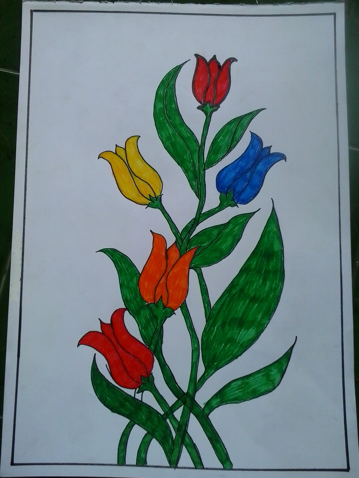  Contoh  Gambar  Dekoratif  Flora Gambar  Dekoratif 