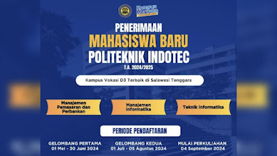 Politeknik Indotec Terima Mahasiswa Baru