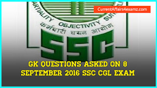 SSC Exam 8 September 2016 