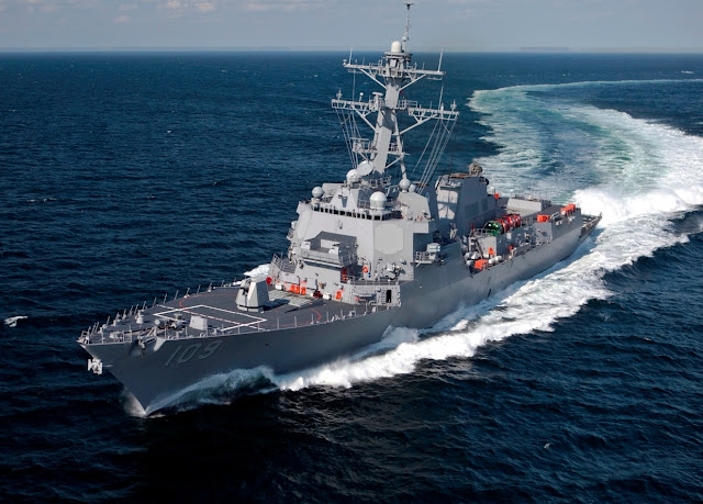 US Warship Sails to South China