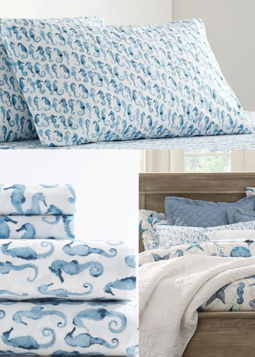 coastal home sheet sets