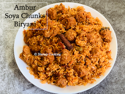 soya chunks biryani