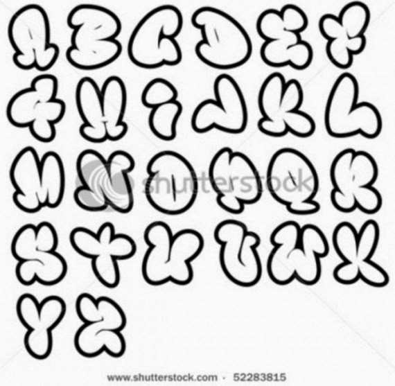 Graffitie: alphabet graffiti letters a-z