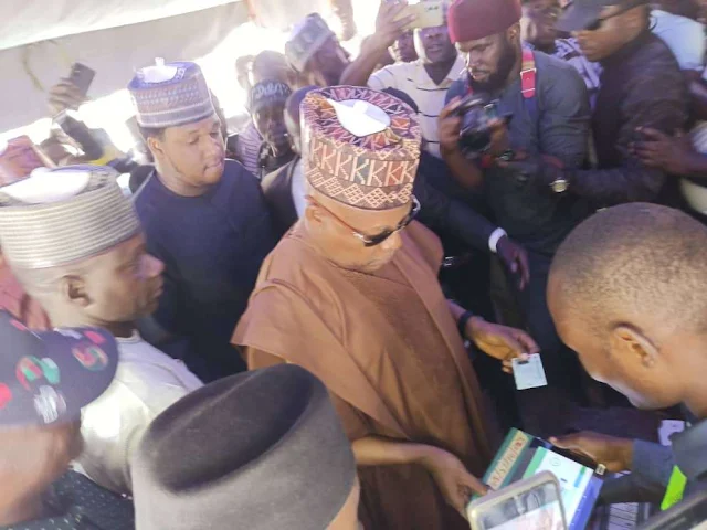 Vice President-elect, Shettima, votes in Maiduguri