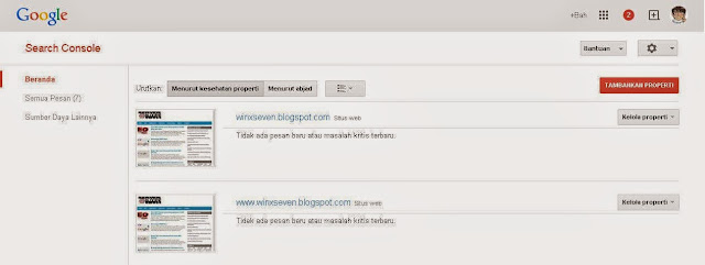 Cara Daftarkan Blog Ke Google Webmaster