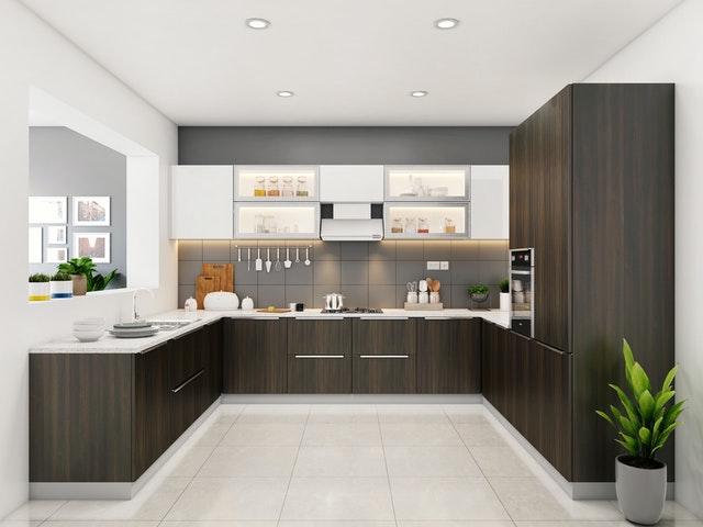 U-shaped kitchen Cabinet in Dubai Abu Dhabi Sharjah