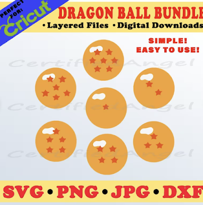 Dragon Ball Z balls clipart