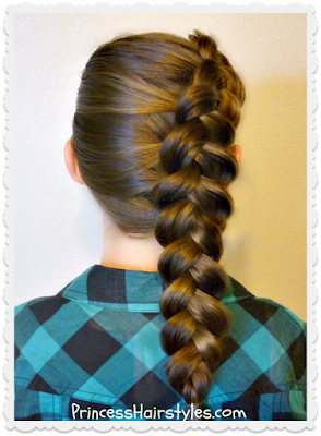 Cute side dutch braid tutorial, for school