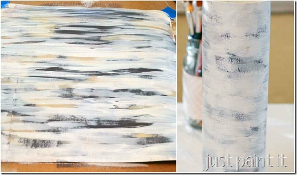 paint faux birch 33