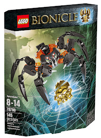 New Bionicle LEGO set 70790 Lord Of Skull Spiders