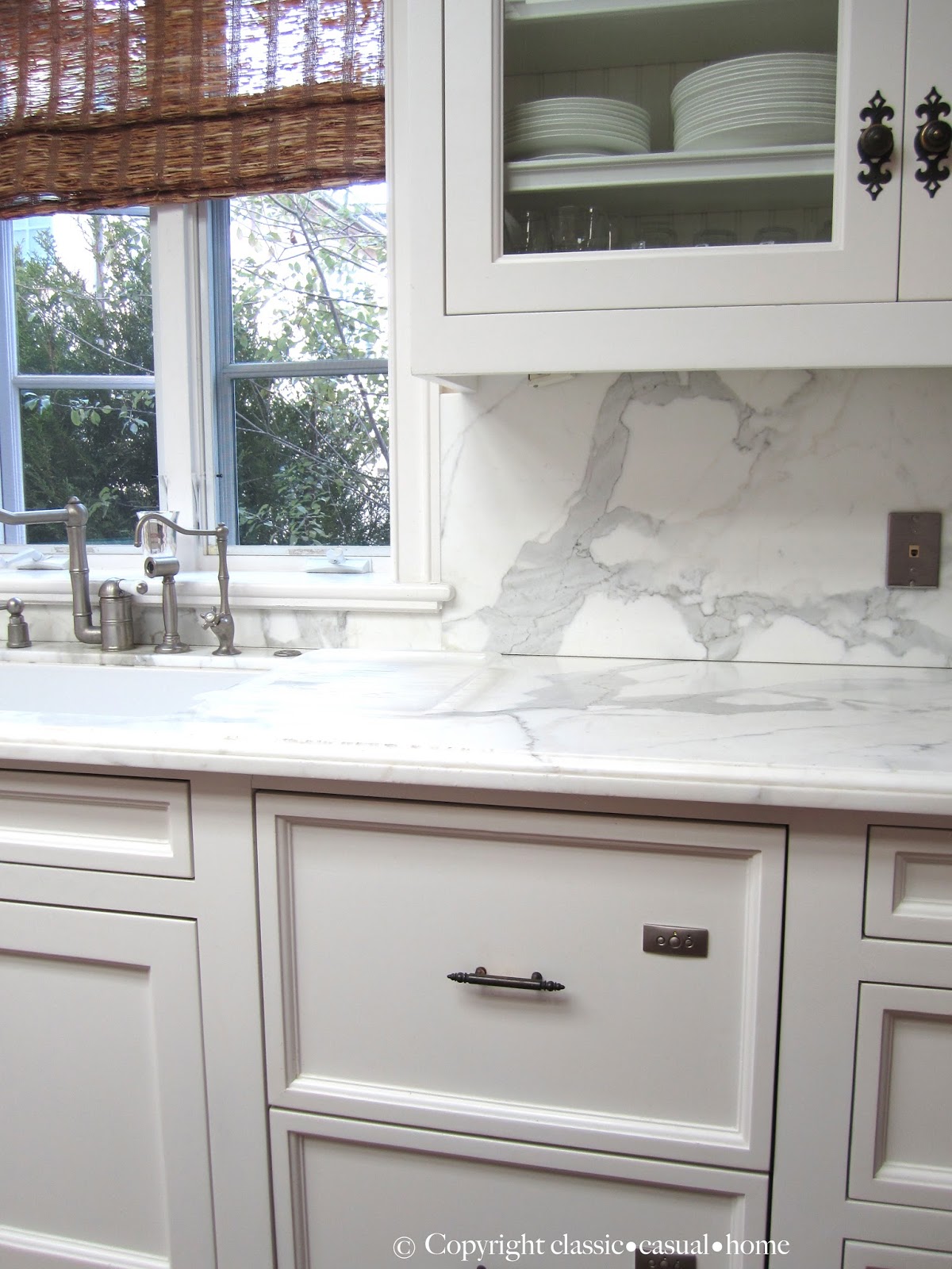Classic White Kitchen Backsplashes  Classic Casual Home