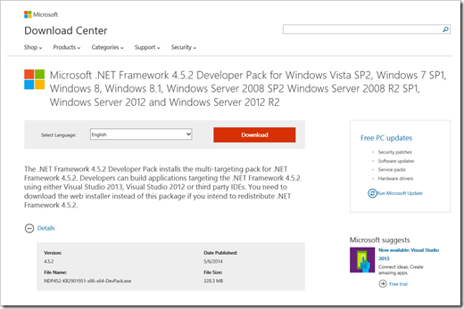 Microsoft Net Framework 4 5 2 Released Dzone Web Dev
