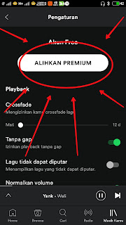 Cara berlangganan gratis Sportify premium