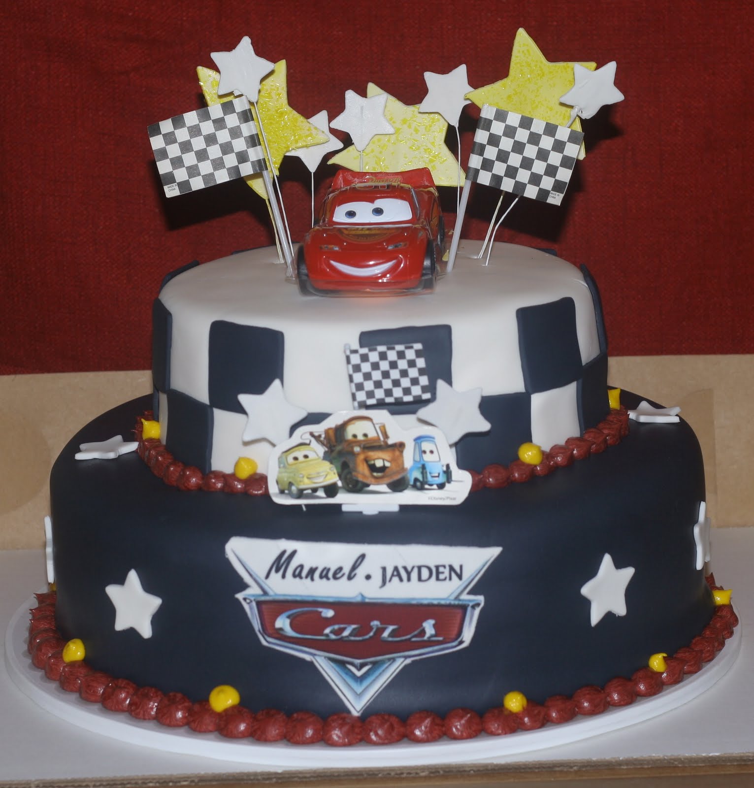 Disney's Cars Themed Cake