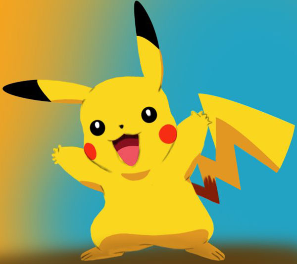 Super Simpel Menggambar Pikachu dari Pokemon Tutorial 
