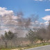 VÁRZEA DA ROÇA / VEÍCULO PEGA FOGO NA BA-130, ENTRE VÁRZEA DA ROÇA E VILA NOVA DOS IRRIGANTES.