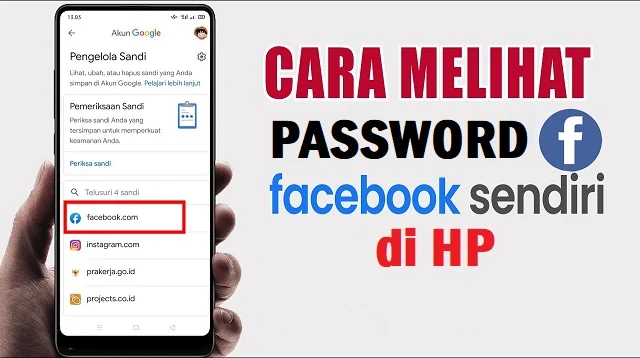 Cara Melihat Password Facebook Sendiri di HP