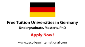Free Tuition Universities/Fully Funded Scholarships in Germany 