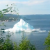 A strong tidal wave from iceberg caught on cam