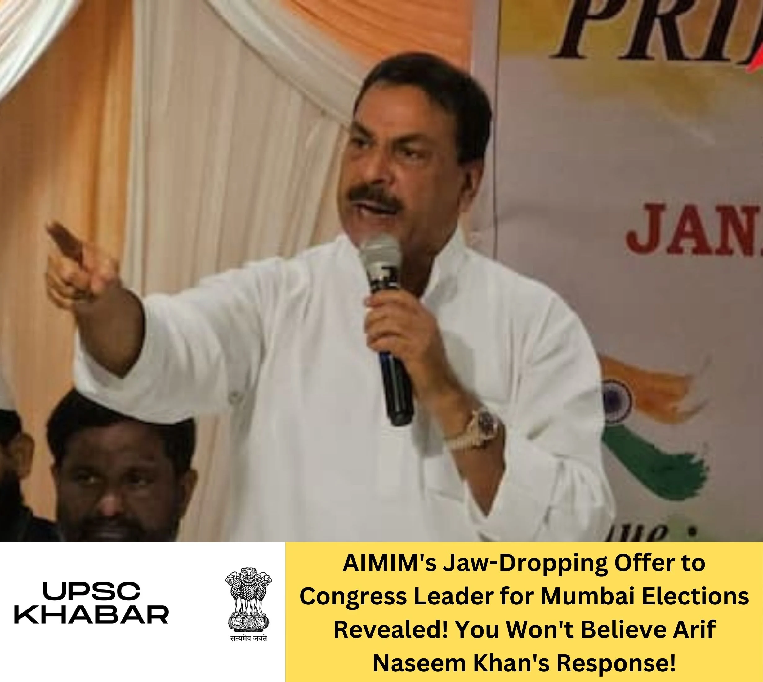 AIMIM's Jaw-Dropping Offer to Congress Leader for Mumbai Elections Revealed! You Won't Believe Arif Naseem Khan's Response!